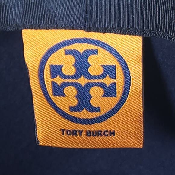 TORY BURCH Women\'s OS Blue 100% Wool Logo Fedora Hat main image 9
